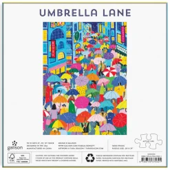 Umbrella Lane 1000 Piece Puzzle