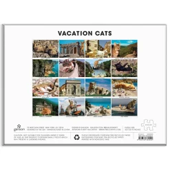 Vacation Cats 1500 Piece Puzzle