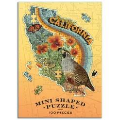 Wendy Gold California 100 Piece Mini Shaped Jigsaw Puzzle