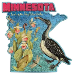 Wendy Gold Minnesota 100 Piece Mini Shaped Jigsaw Puzzle