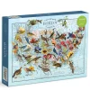 Wendy Gold State Birds 1000 Piece Puzzle