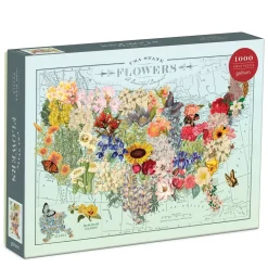 Wendy Gold Usa State Flowers 1000 Piece Jigsaw Puzzle