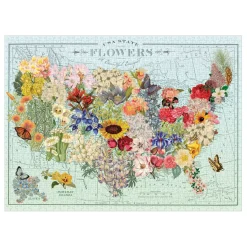Wendy Gold Usa State Flowers 1000 Piece Jigsaw Puzzle