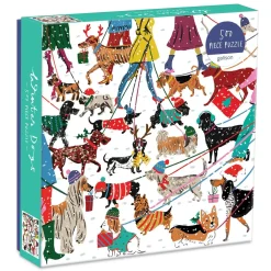 Winter Dogs 500 Piece Jigsaw Puzzle