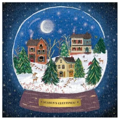 Winter Snow Globe 500 Piece Foil Jigsaw Puzzle